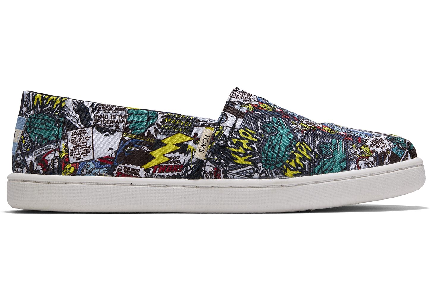 Toms MARVEL Comic Pop Print Classics - Kids Alpargata Espadrilles - Multicolor - NZ - 408726BPA